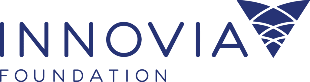 Blue Innovia logo.