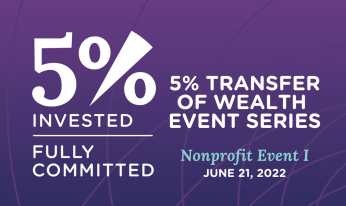 5% Transfer of Wealth Event Series NPO Event I Banner